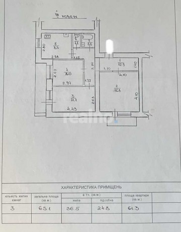 Продам 3-х кімнатну квартиру в центрі